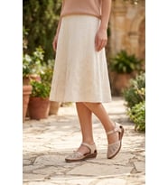Beety 26BY67.26019C Kadın Hakiki Deri Düz Sandalet Bej