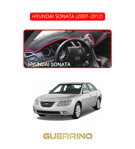 HYUNDAİ SONATA 2007-2012TORPİDO KORUMA HALISI KIRMIZI KENAR