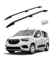 Turtle Opel Combo Life 2019-2025 / Kısa Şasi Tavan Çıtası Crown Siyah