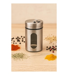 Cam Metal Kapaklı Tuzluk 100 ml