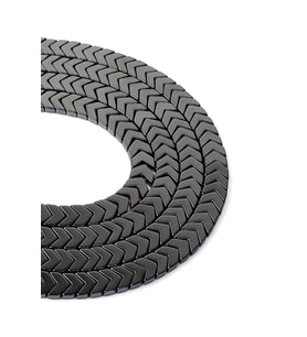 8X3 MM Gri Çavuş Hematit Taşı Dizi