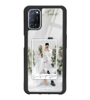 Oppo A72 Uyumlu Notlu Polaroid Çerçeve Tasarımlı Glossy Telefon Kılıfı
