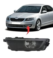 Skoda Octavia Sol Sis Farı Siyah 2013-2017 5E0941701C