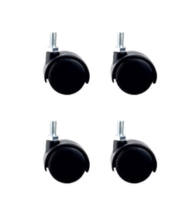 Büyük Plastik Vidalı Teker - 50MM HKS127 - 4 Adet