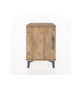 Arges Komodin 2 Raflı Tek Kapaklı 44x30x64 Çam-Çam