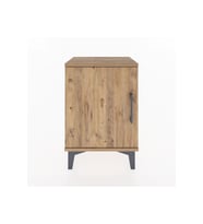 Arges Komodin 2 Raflı Tek Kapaklı 44x30x64 Çam-Çam