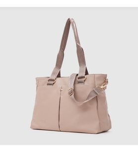 Givenza Çok Çepli Omuz Çantası (Vizon)