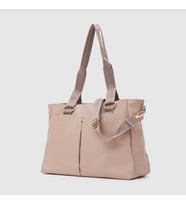 Givenza Çok Çepli Omuz Çantası (Vizon)