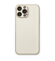 Apple İphone 13 Pro Kılıf Coco Karbon Silikon - Beyaz