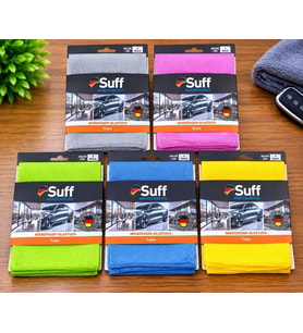 Suff Tulpe Mikrofiber Cam Temizlik Bezi 40x40 cm – Cam, Ayna ve Parlak Yüzey Bezi (Karma Renk)