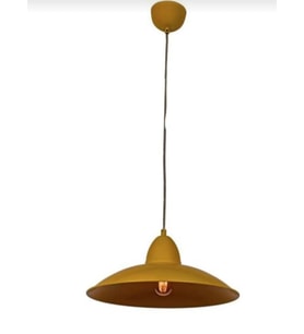 MYLİGHTS   RETRO RUSTİK SARI İÇİ SARI METAL SARKIT (Siyah)