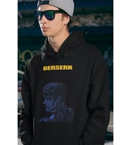 Berserk Anime Dizi Serisi Baskılı Unisex Oversize Hoodie