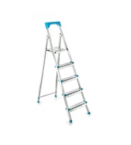 4+1BASAMAKLI METAL MERDİVEN Y: 105CM - 120KG.TAŞIMA KAPASİTESİ (4915)