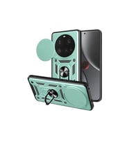 Mi 15 Kılıf Pars Lens Yüzüklü - Yeşil