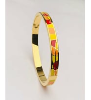 Renkli Çelik Cartier Model Bileklik Gold Renk