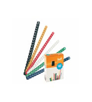Sarff Spiral Plastik 125 Sayfa 14 MM Beyaz (100 Lü Paket)