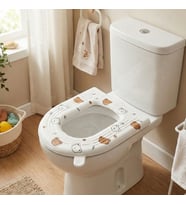 Desenli Klozet Oturak Kılıfı