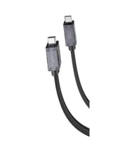 Gritty 240W Akım Korumalı Süper Hızlı Şarj Örgülü Type-C to Type-C Şarj kablosu 200cm Siyah (GL-MAX240)