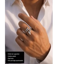 Serpent Ring Ejderha Yılan Erkek Yüzüğü