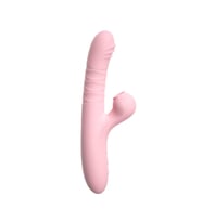 Modern Emişli ve Titreşimli Rabbit Vibratör Pembe