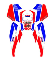 Honda Forza 250 (2025) ile Uyumlu 18 Parça Renkli Tank Pad Seti GC20-R6