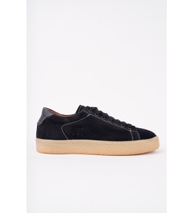 Muggo MİDWAY Bağcıklı Hakiki Deri Erkek Günlük Sneaker Spor Ayakkabı (Lacivert)