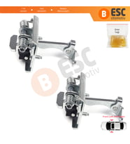 Peugeot Partner Citroen Berlingo 1996-2008 9181G4 İçin 2 EA Ön Sağ ve Sol Kapı Gergi Yayı