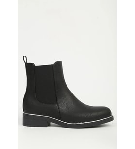 Pierre Cardin 55086 Gümüş Detaylı Lastikli Chelsea Kadın Bot