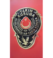 YAKIN KORUMA CÜZDAN ROZETİ (METAL)-SATIN/AL,YAKIN KORUMA KIMLIK KARTLI PERSONELE SATILIR.-SIVILE SATILMAZ
