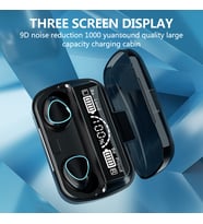 M10 Bluetooth 5.1 Kablosuz Kulak İçi Kulaklık Siyah