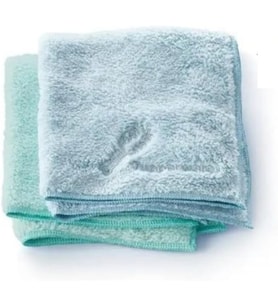 Tupperware Mikrofiber Toz Bezi 2'Li Temizlik Bezi Mavi-Mint