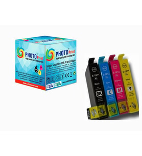 Photo Print®18XL 1811-1814 4 renk Muadil Kartuş Seti (Çok Renkli)