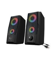 Rampage RMS-X9 2.0 RGB Işıklı Multimedia 5V 30dB Gaming Oyuncu Speaker