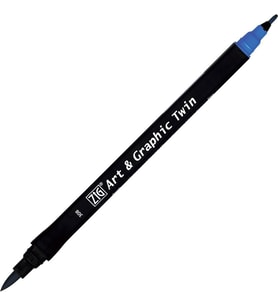 Zig Art & Graphic Twin Marker Çizim Kalemi 308 Pale Cyan 