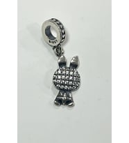 Fubena Yerli Üretim  Taşlı Parıltılı Tavşan Sallantılı Charm