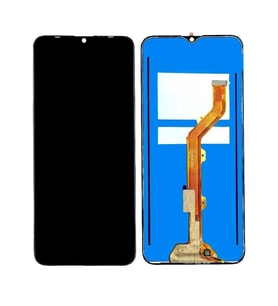 Infinix Hot 8 ile Uyumlu Lcd Ekran Dokunmatik X650 (Siyah)