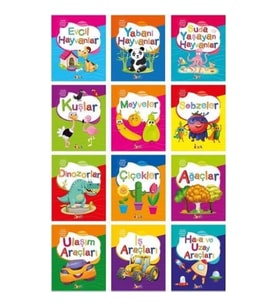 Küçük Kaşifin Boyama Kitabı Seti(12 Kitap)