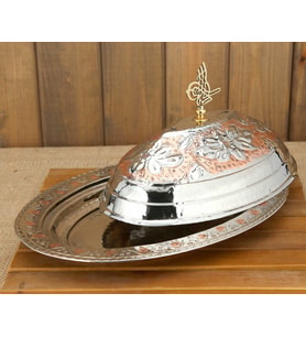 Bakır  Vip  Kayık Sahan - 30 cm