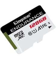 Kingston SDCE-128GB 128GB microSDXC Endurance 95R-45W C10 A1 UHS-I Card Only Hafıza Kartı