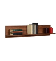 Adore Mobilya Dekoratif Duvar Rafı - Koyu Ceviz (Oslo Ceviz) 120x25x20 cm (GxYxD)