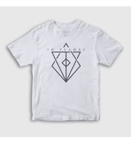 Presmono Unisex Çocuk Beyaz Fire In Flames T-Shirt 83828tt (Beyaz)