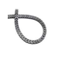 Hematit Doğal Taş Parlak Füme Çavuş Kesim 6x3mm Dizi [AA]