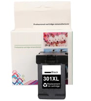 HP 301XL-CH563EE (1000-1010-1050-1510-1512-1514-2000-2050-2054-2510-2514-2540-2542-2544-2549-3000-3050-3052-3054-3055-3057-3059-2620-2622-2624-4630-4632-4634-4636-ENVY 4500-5530) Muadil Siyah Kartuşu