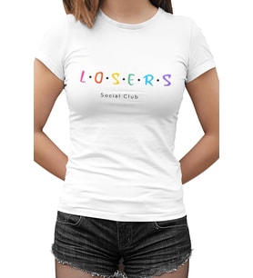 Losers Club Beyaz Kadın Tshirt
