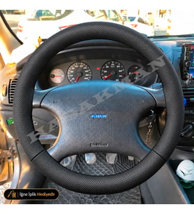 Fiat Marea Dikme Direksiyon Kılıfı Premium Komple Delikli Deri Siyah Dikiş ELX-HLX 1996-2002
