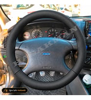 Fiat Marea Dikme Direksiyon Kılıfı Premium Komple Delikli Deri Siyah Dikiş ELX-HLX 1996-2002