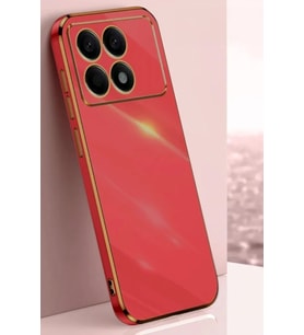 ERTAN Poco X6 Pro Kılıf Volet Silikon - Kırmızı