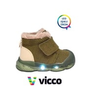 Vicco VİCCO MİND KÜRKLÜ İLKADIM-BEBE BOT (Haki)