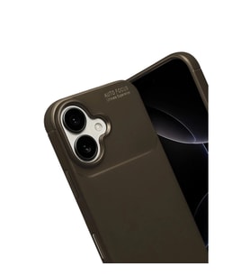 İphone 17 Auto Fus Karbon Kapak - Kahverengi