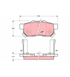 Honda Jazz Arka Fren Balatası 2006-2015